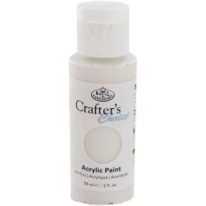 Farba akrylowa R&L Crafter's Choice 59ml, Biała/Pearl White